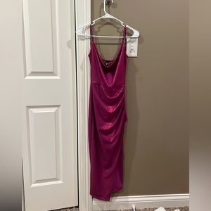 Windsor magenta metallic dress size S